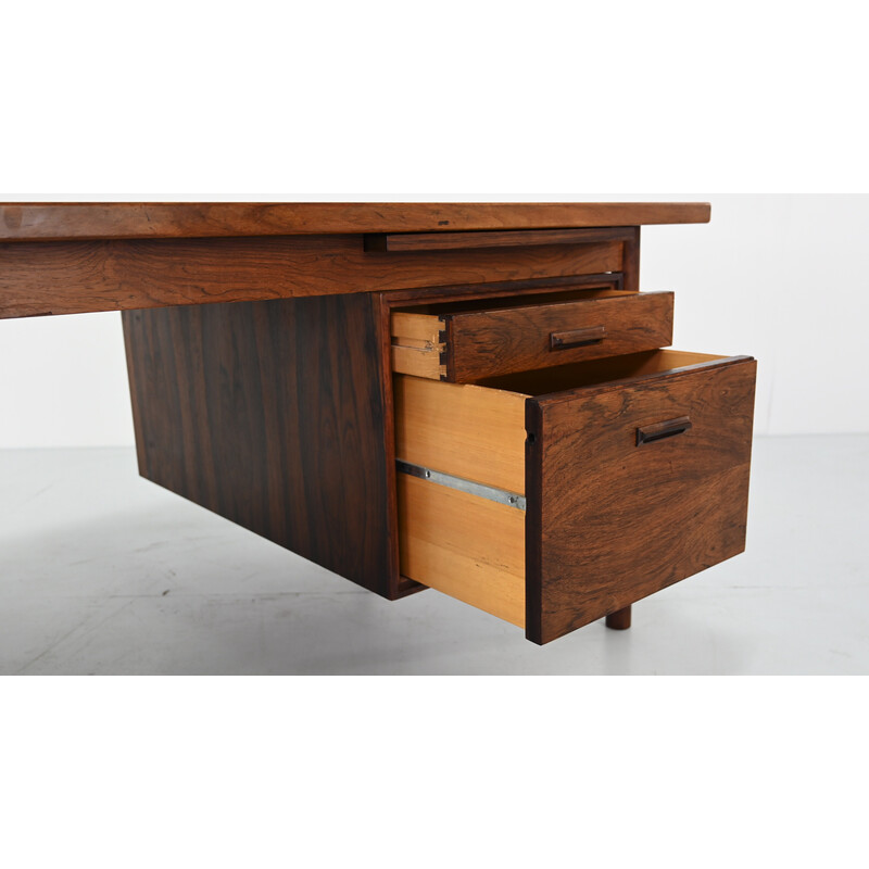 Vintage rosewood desk by Arne Vodder for Sibast, 1960