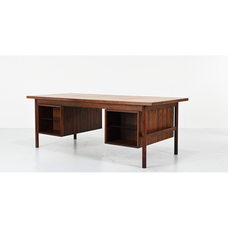 Vintage rosewood desk by Arne Vodder for Sibast, 1960