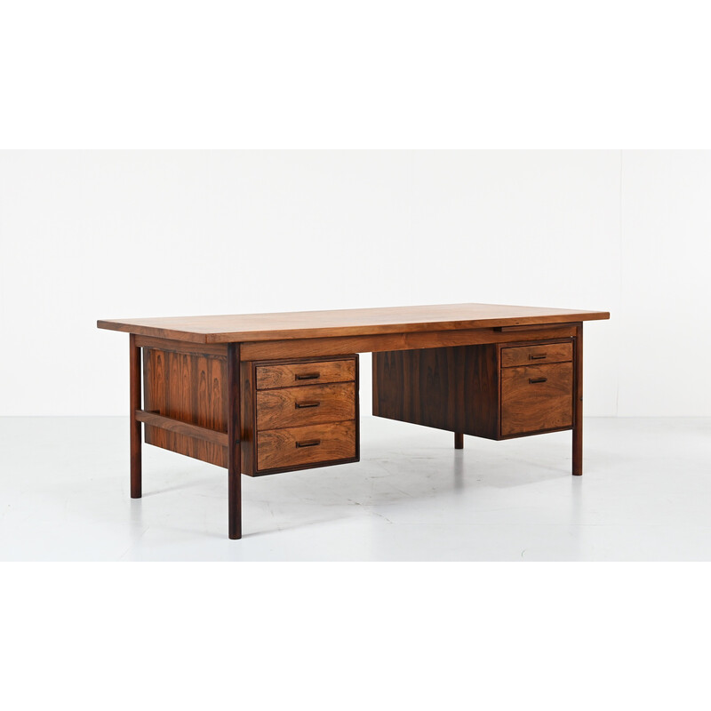 Vintage rosewood desk by Arne Vodder for Sibast, 1960