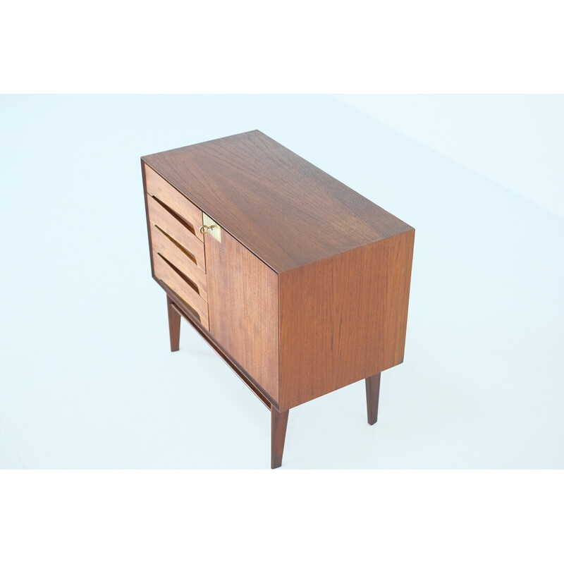 Vintage teak sideboard by Edmondo Palutari for Vittorio Dassi, 1950