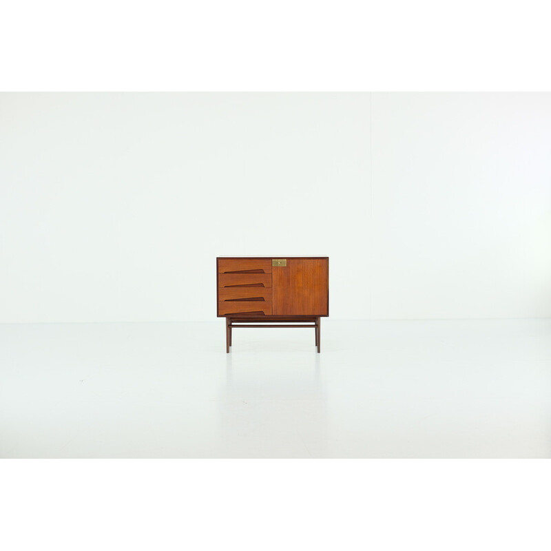 Vintage teak sideboard by Edmondo Palutari for Vittorio Dassi, 1950