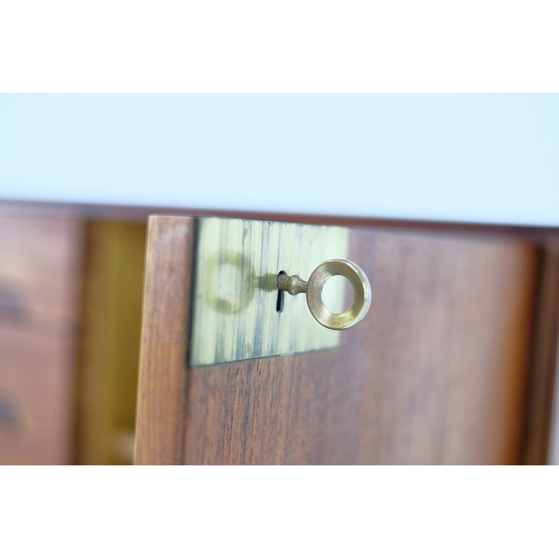 Vintage teak sideboard by Edmondo Palutari for Vittorio Dassi, 1950