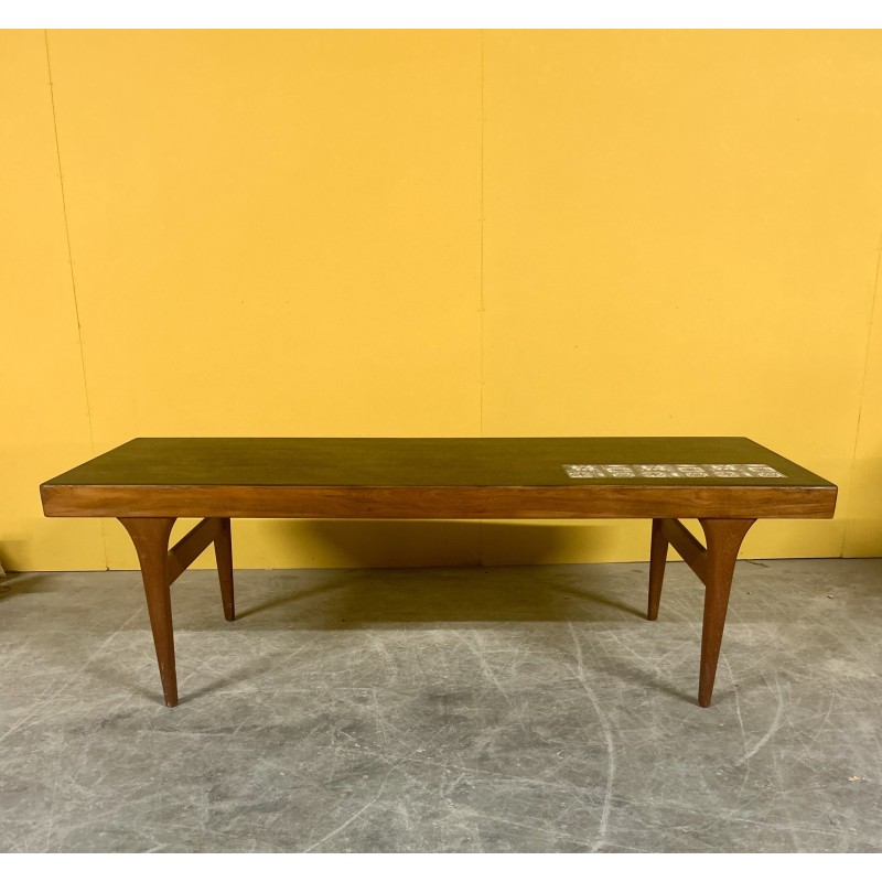 Vintage rosewood coffee table by Johannes Andersen for Silkeborg Furniture, Denmark 1960