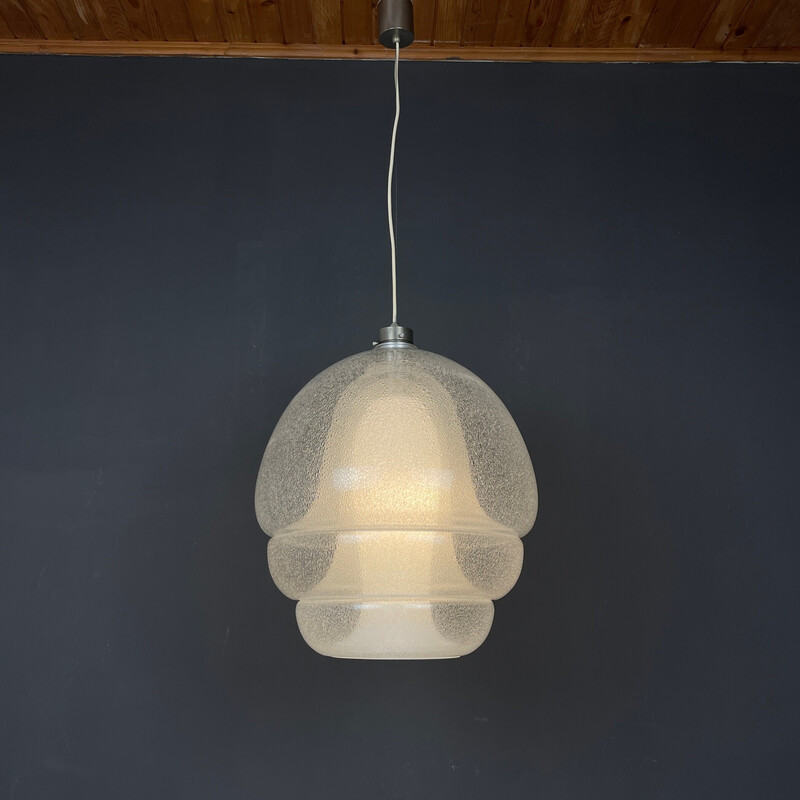 Vintage Medusa glass pendant lamp by Carlo Nason, Italy 1960