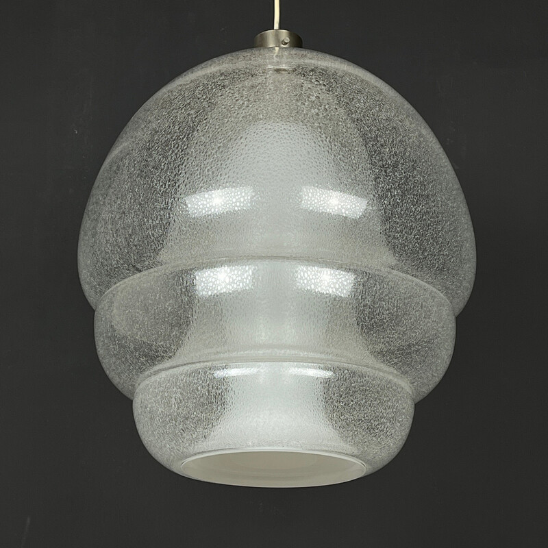 Vintage Medusa glass pendant lamp by Carlo Nason, Italy 1960