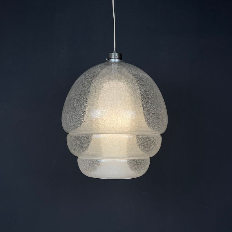 Vintage Medusa glass pendant lamp by Carlo Nason, Italy 1960