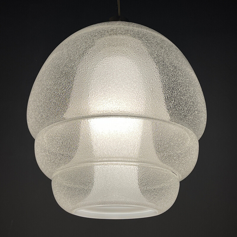 Vintage Medusa glass pendant lamp by Carlo Nason, Italy 1960