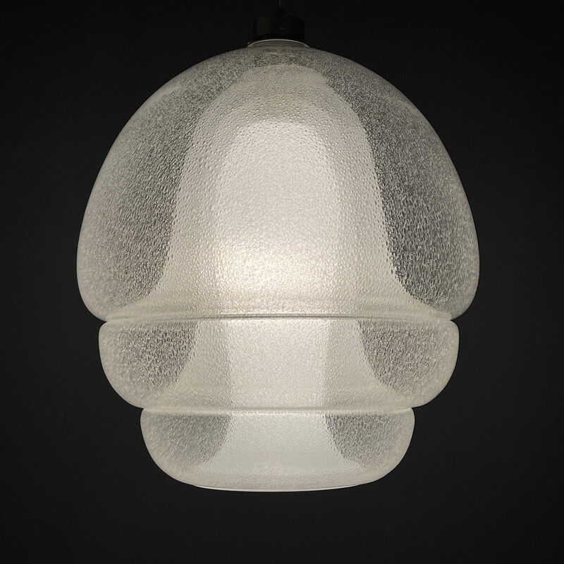 Vintage Medusa glass pendant lamp by Carlo Nason, Italy 1960