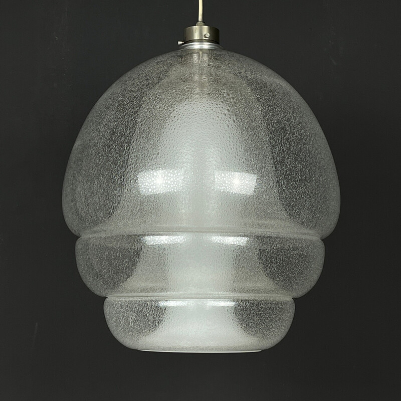 Candeeiro suspenso de vidro Medusa vintage de Carlo Nason, Itália 1960