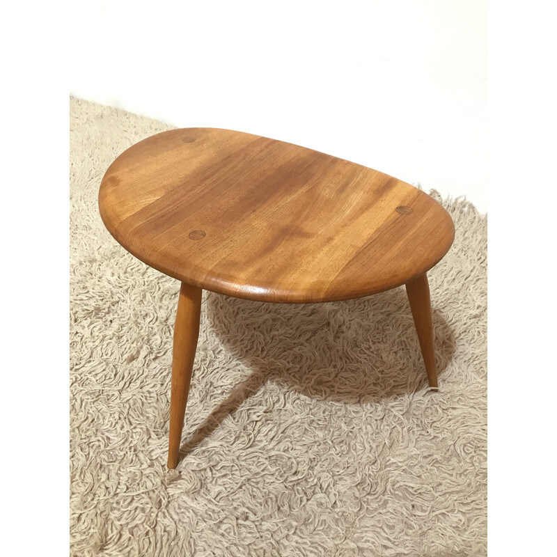 Original Ercol pebble table by Luciano Ercolani - 1960s