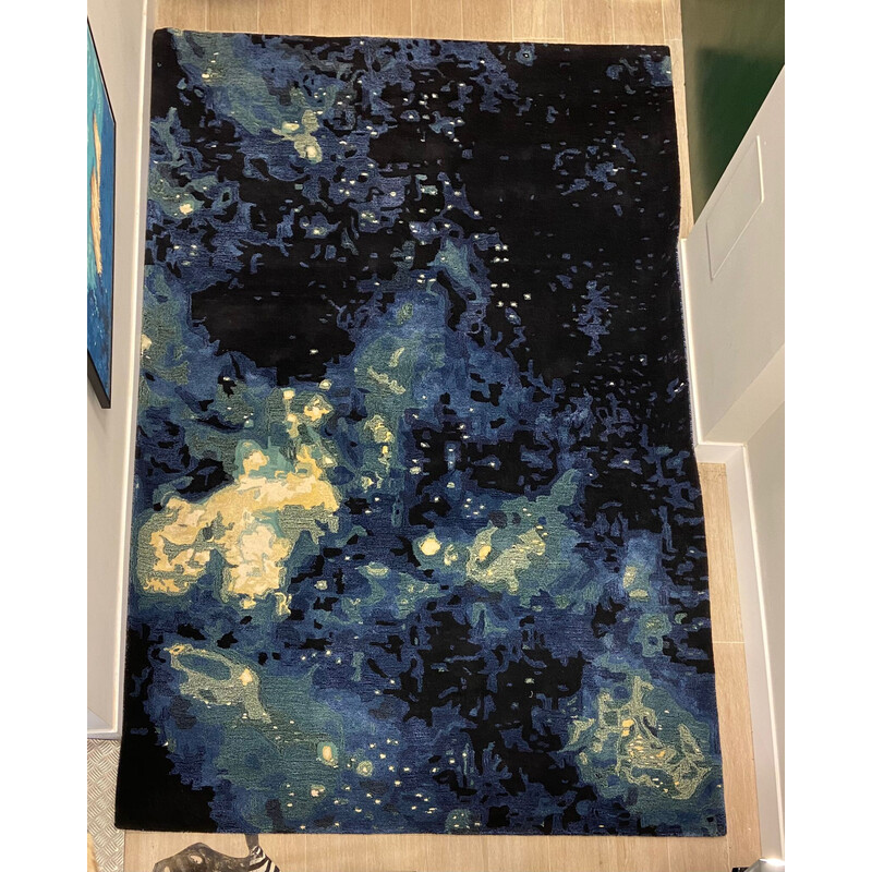 Vintage "Galaxy" rug for Roche Bobois, New Zealand