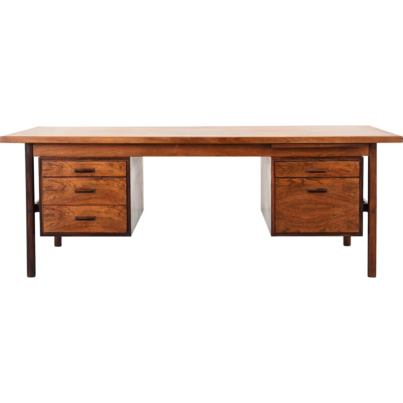 Vintage rosewood desk by Arne Vodder for Sibast, 1960