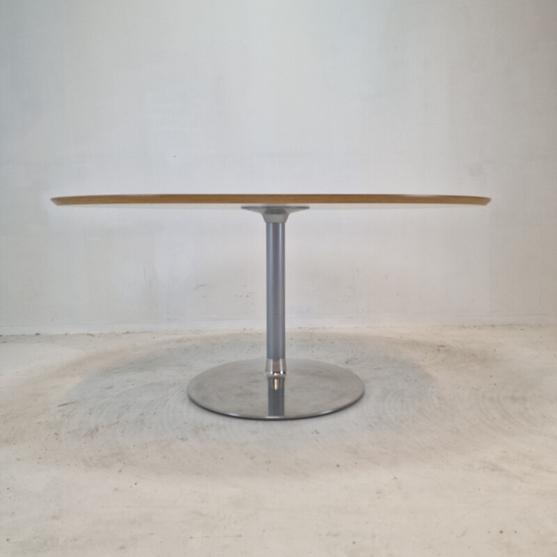 Vintage oval dining table by Pierre Paulin for Artifort, 1960