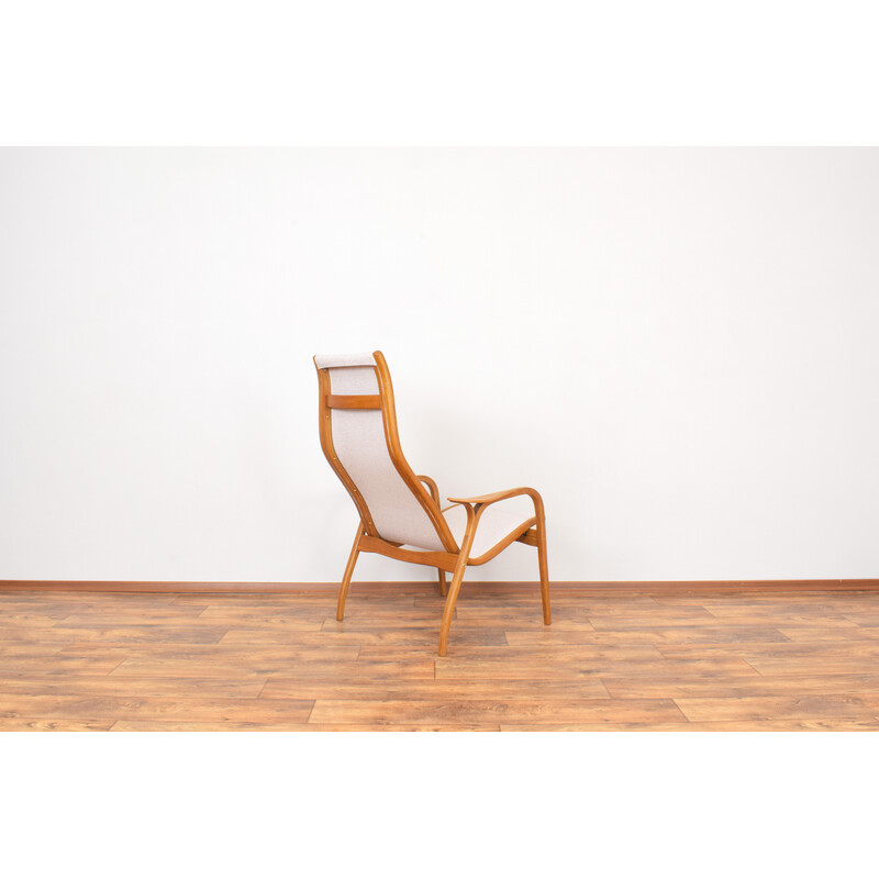 Vintage Lamino oak easy chair by Yngve Ekström for Swedese, Sweden 1950