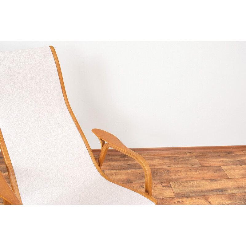 Vintage Lamino oak easy chair by Yngve Ekström for Swedese, Sweden 1950