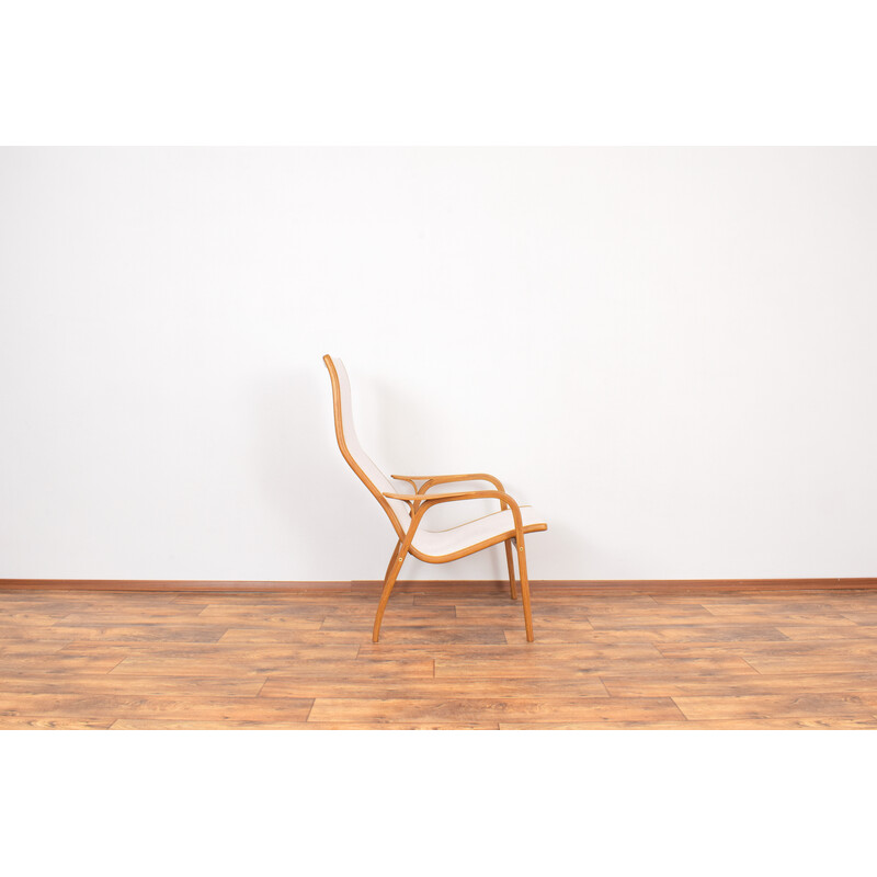 Vintage Lamino oak easy chair by Yngve Ekström for Swedese, Sweden 1950