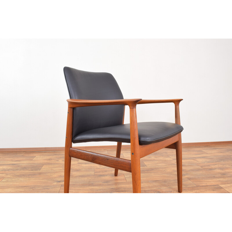 Vintage teak armchair by Grete Jalk for Glostrup, Denmark 1960