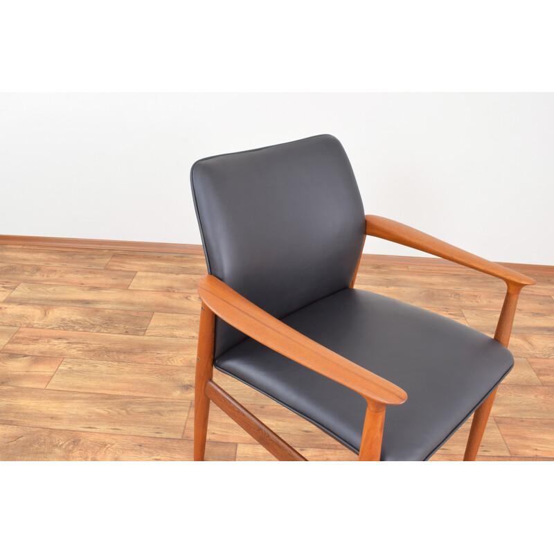 Vintage teak armchair by Grete Jalk for Glostrup, Denmark 1960