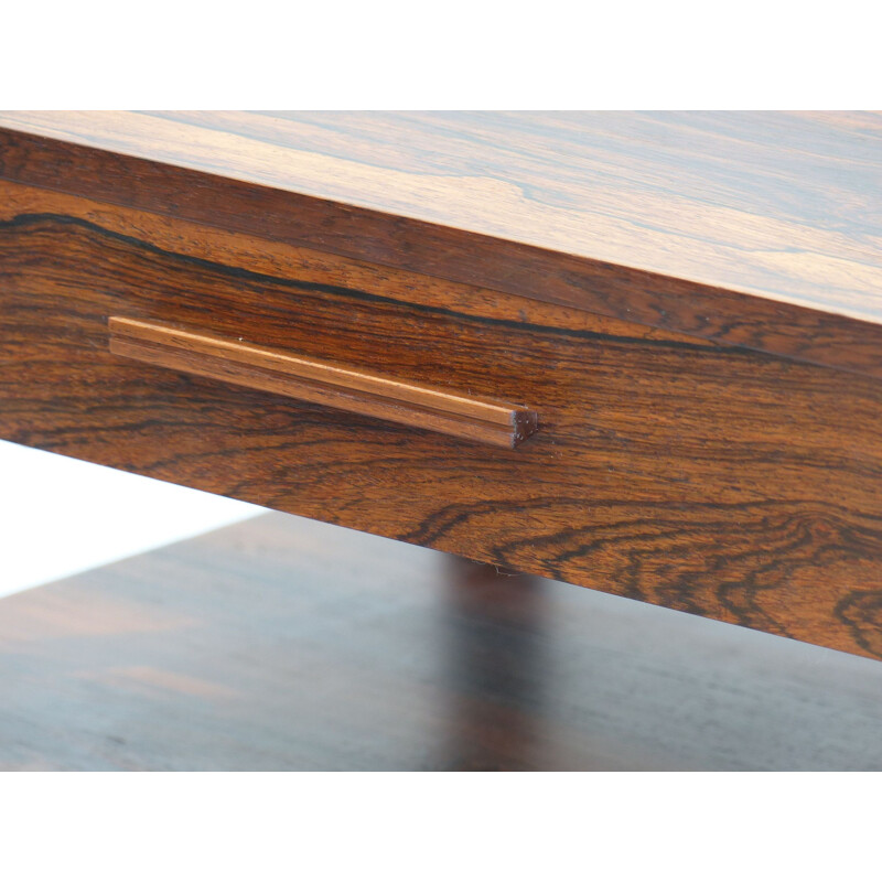 Scandinavian coffee table in Brazilian rosewood - 1970s