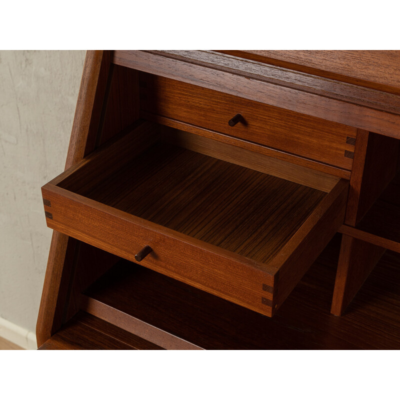 Vintage teak veneered secretary for Dyrlund, Denmark 1960