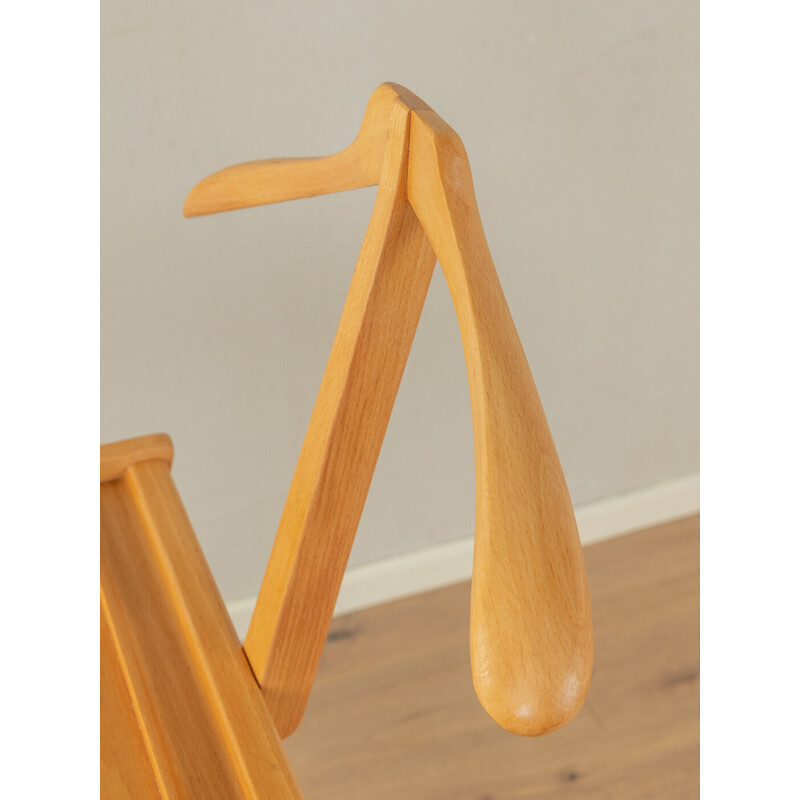 Vintage beechwood valet stand, Germany 1950