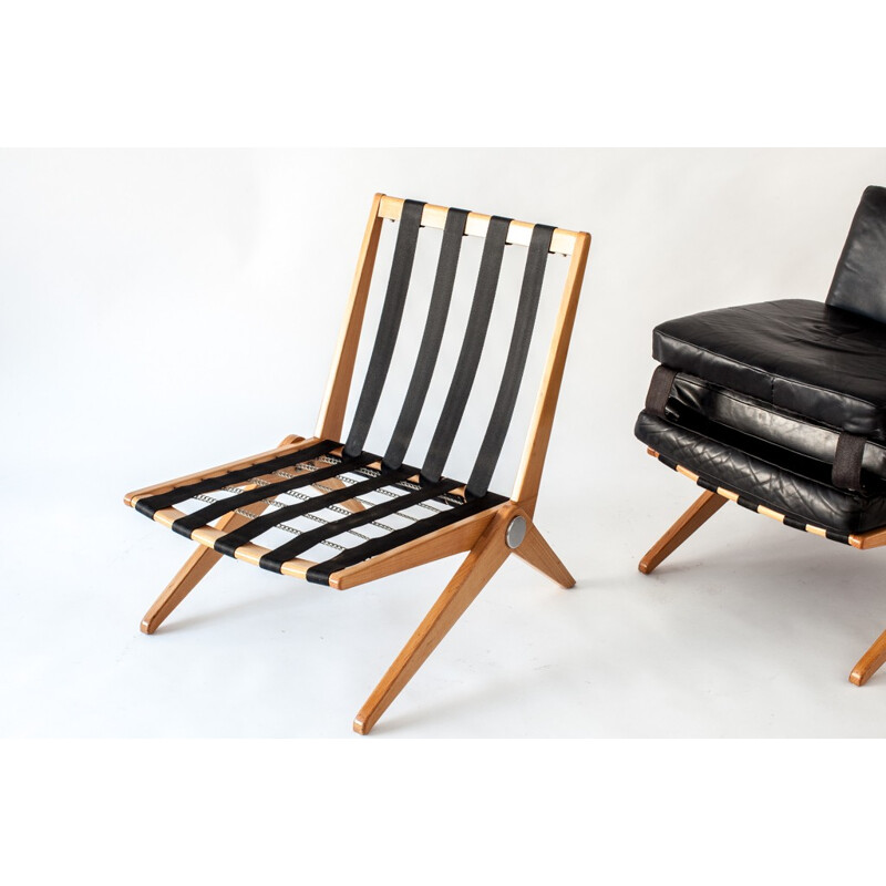 Paire de chauffeuses modèle 92 de Pierre Jeanneret pour Knoll International - 1950