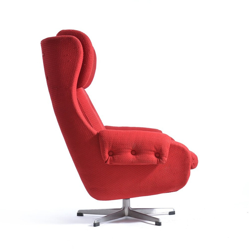 Swivel Wing chair from Czechoslovakia - 1960s