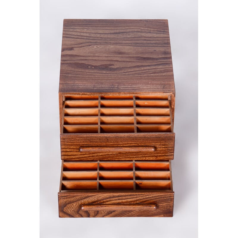 Vintage Art Deco ash drawer chest, Czechoslovakia 1930