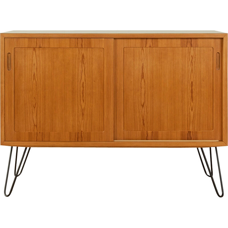 Commode vintage en placage de frêne pour Poul Hundevad, Danemark 1960