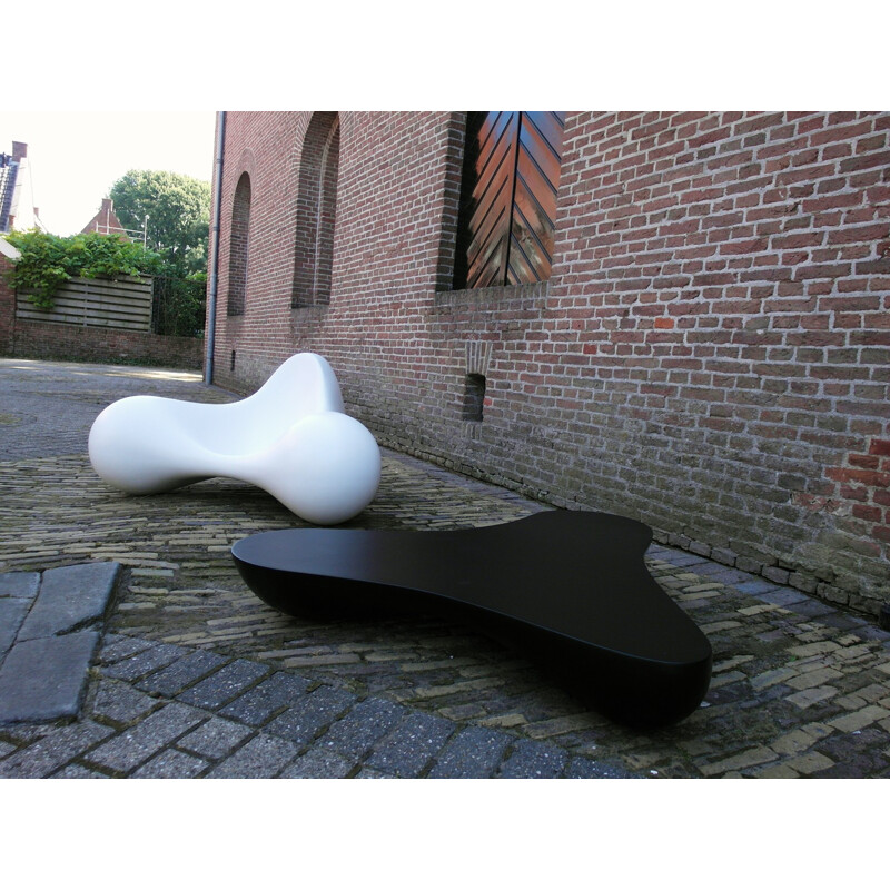 Sculptural Organic Lunar Chair and Platform Table by Claudio Cabaca - 2000s