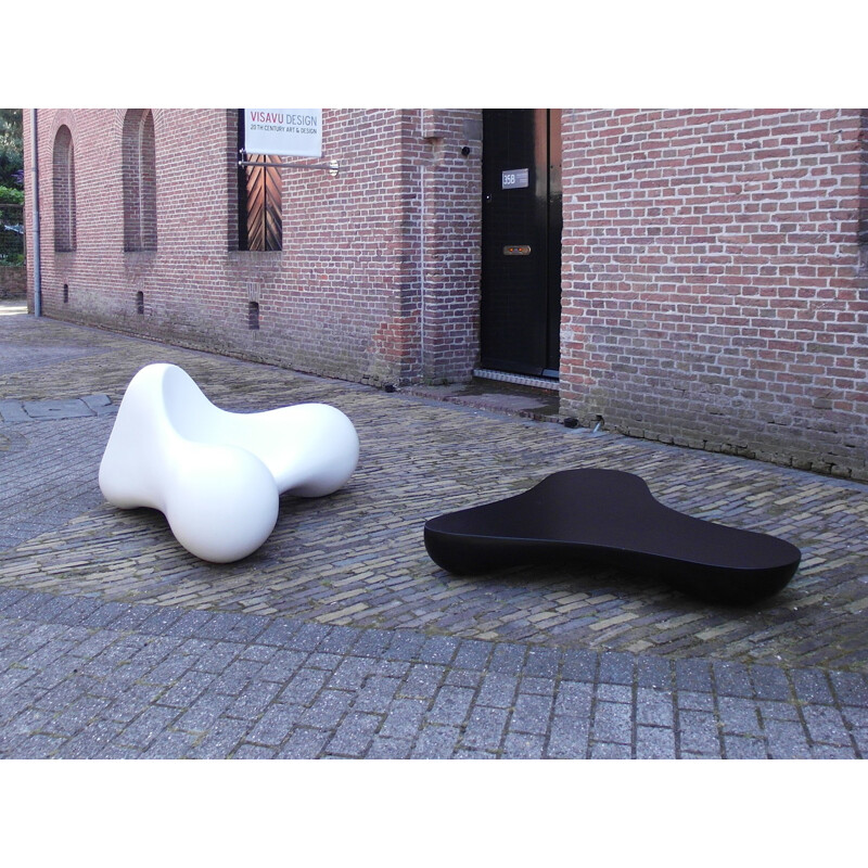 Sculptural Organic Lunar Chair and Platform Table by Claudio Cabaca - 2000s