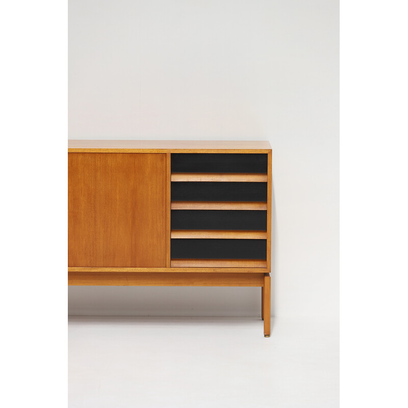 Vintage wooden sideboard by Van den Berghe Pauvers Gent, Belgium 1960