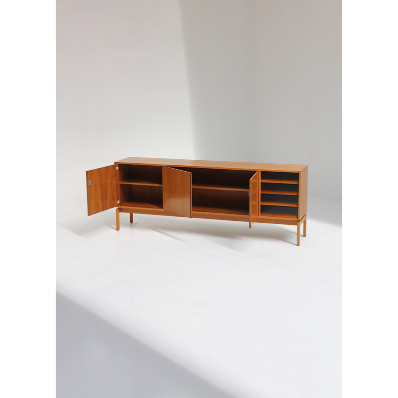 Vintage wooden sideboard by Van den Berghe Pauvers Gent, Belgium 1960