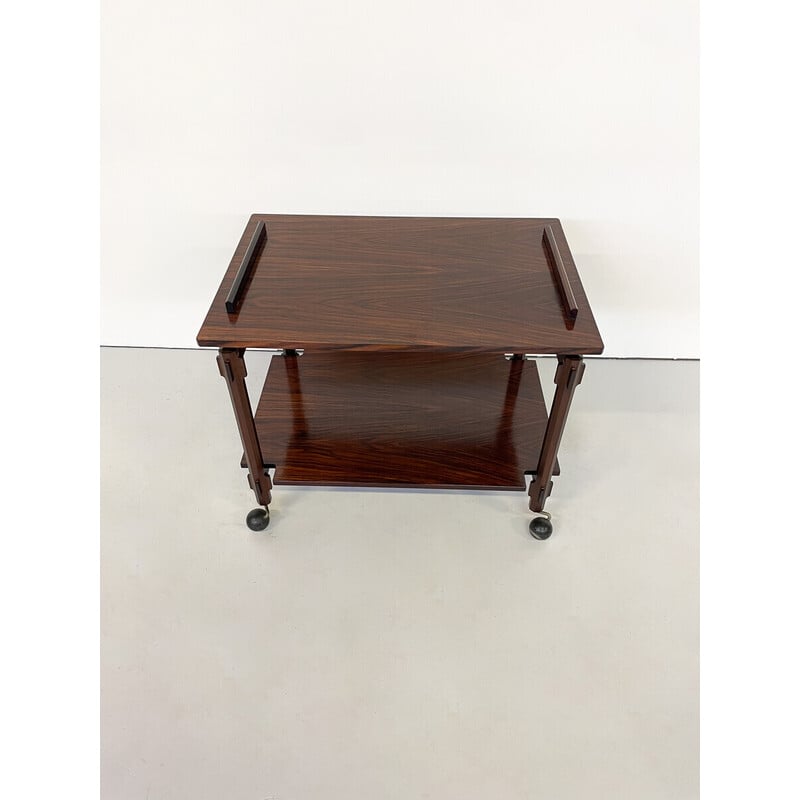 Vintage wooden serving table