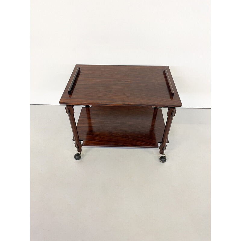 Vintage wooden serving table
