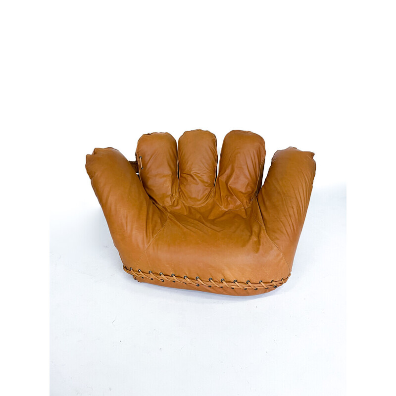 Poltrona vintage "Glove" di Joe Colombo per Poltronova, 1970