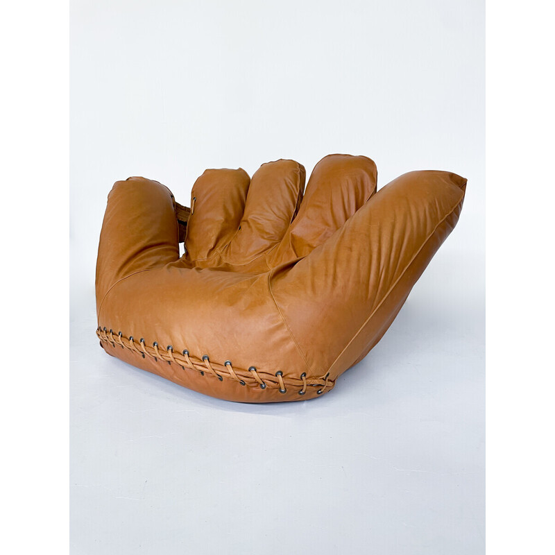 Vintage "Glove" armchair by Joe Colombo for Poltronova, 1970