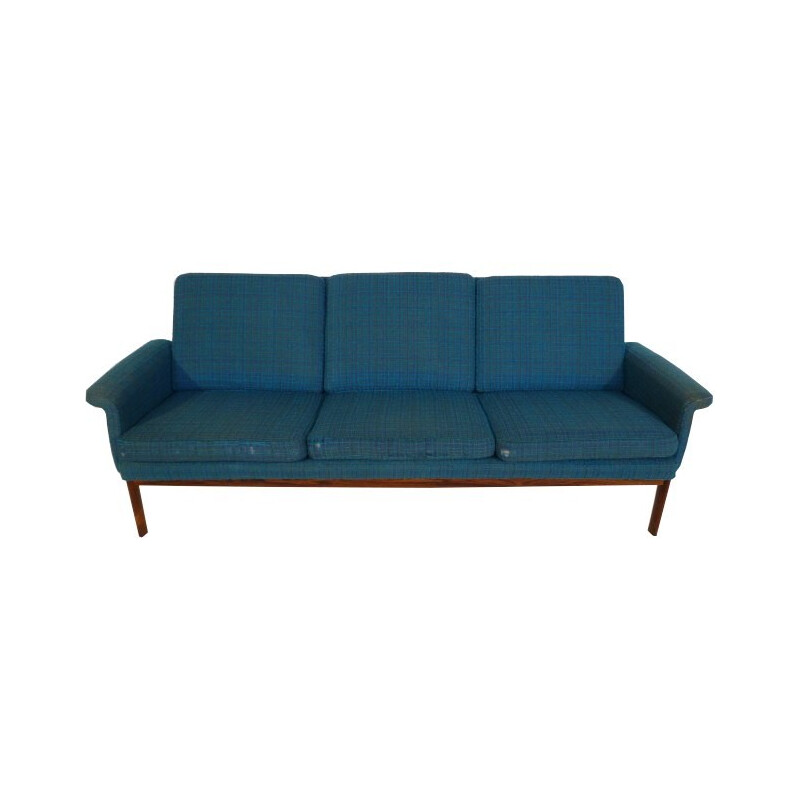 Vintage blue "Jupiter" sofa, Finn JUHL - 1965