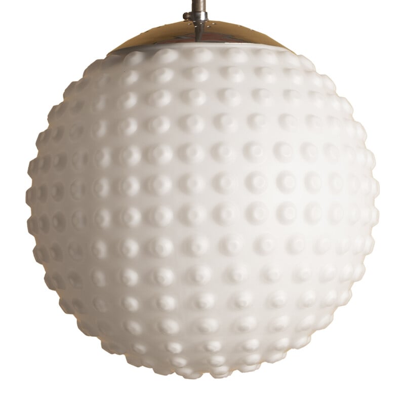 Vintage ball pendant lamp by Rolf Krüger for Staff Leuchten