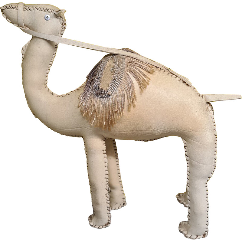 Vintage camel leather toy, Africa 1960