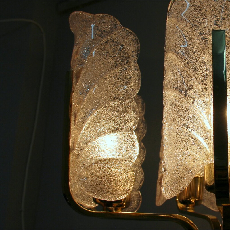 Orrefors glass pendant lamp by Carl Fagerlund - 1960s