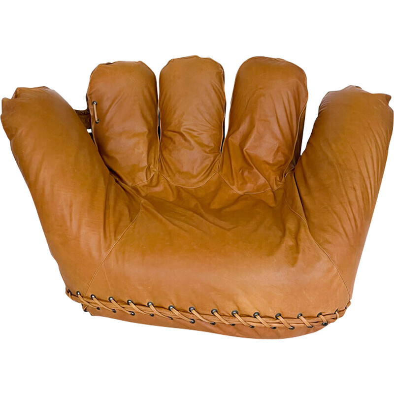 Vintage "Glove" armchair by Joe Colombo for Poltronova, 1970