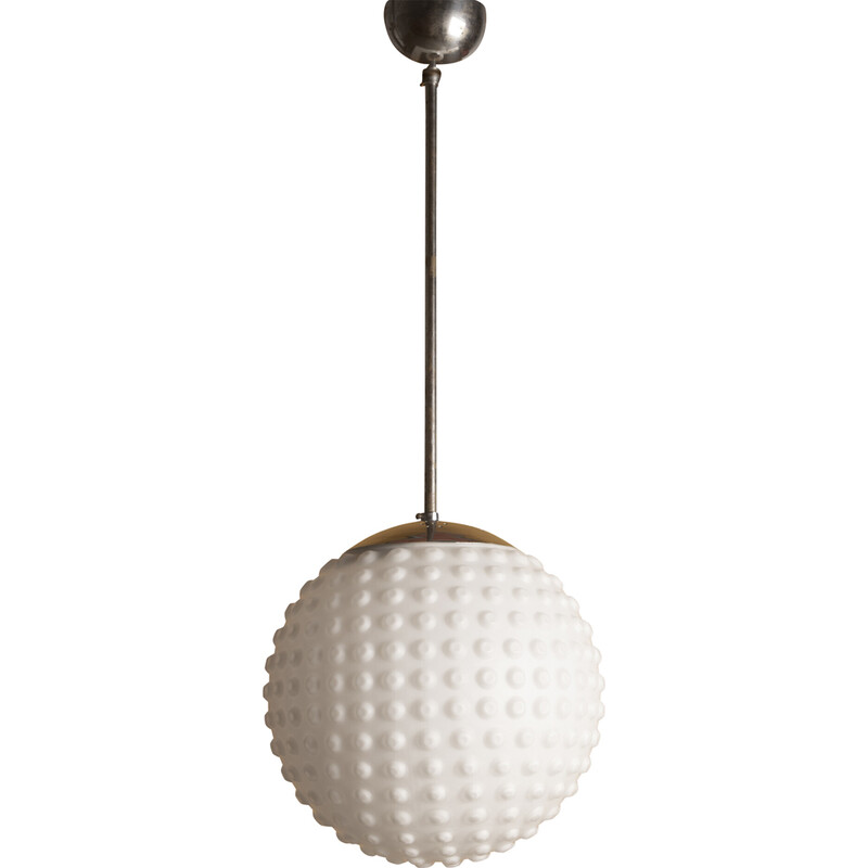 Vintage ball pendant lamp by Rolf Krüger for Staff Leuchten