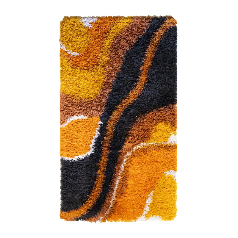 Terra" vintage rug orange