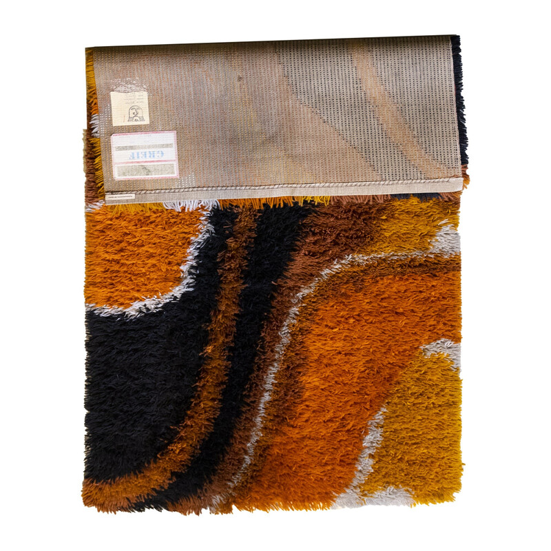 Terra" vintage rug orange