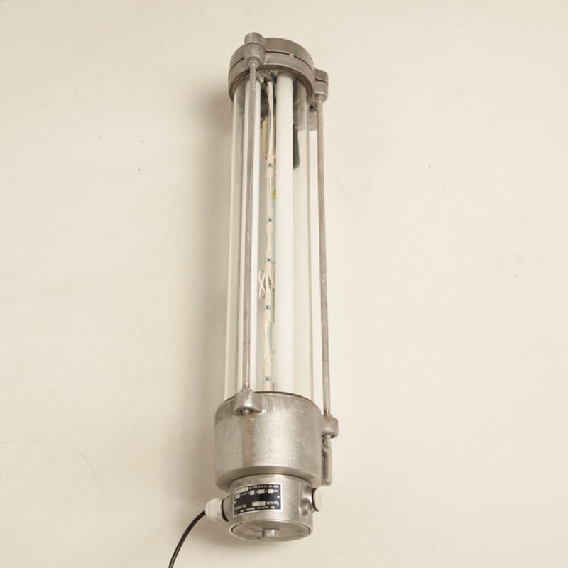 DDR glass tube industrial pendant lamp