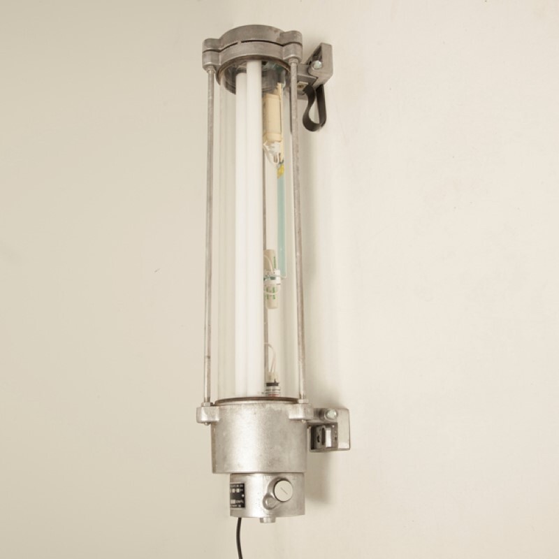 DDR glass tube industrial pendant lamp