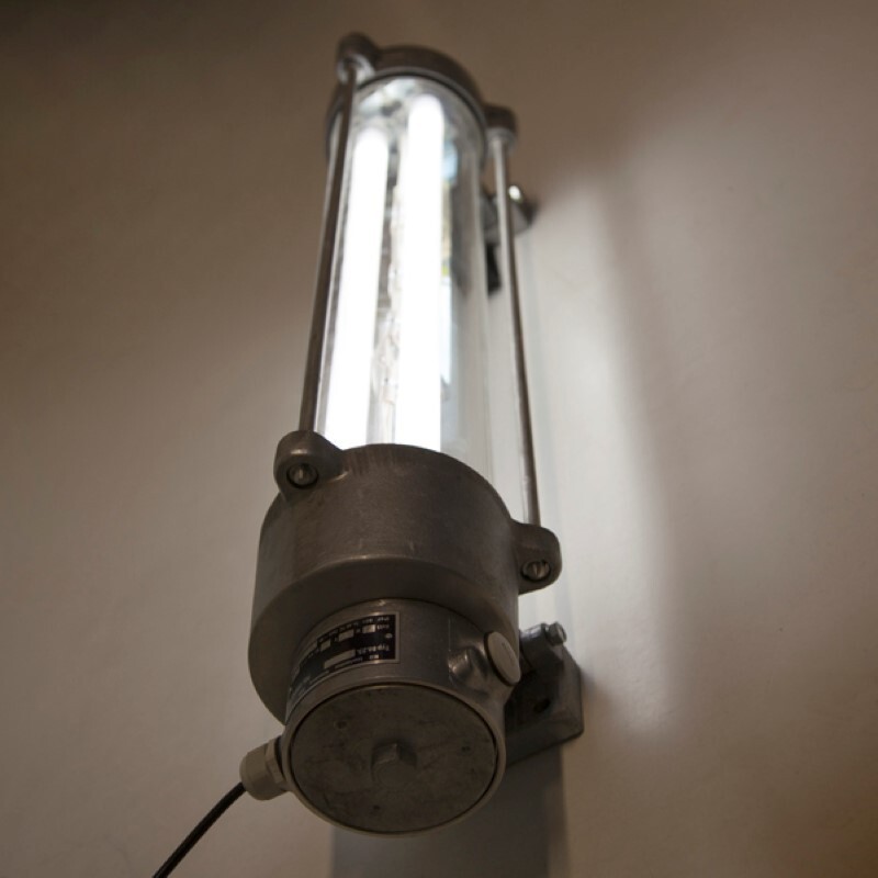 DDR glass tube industrial pendant lamp