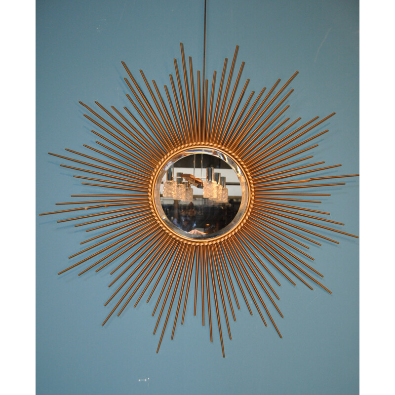 Miroir "Soleil" Chaty Vallauris - années 60