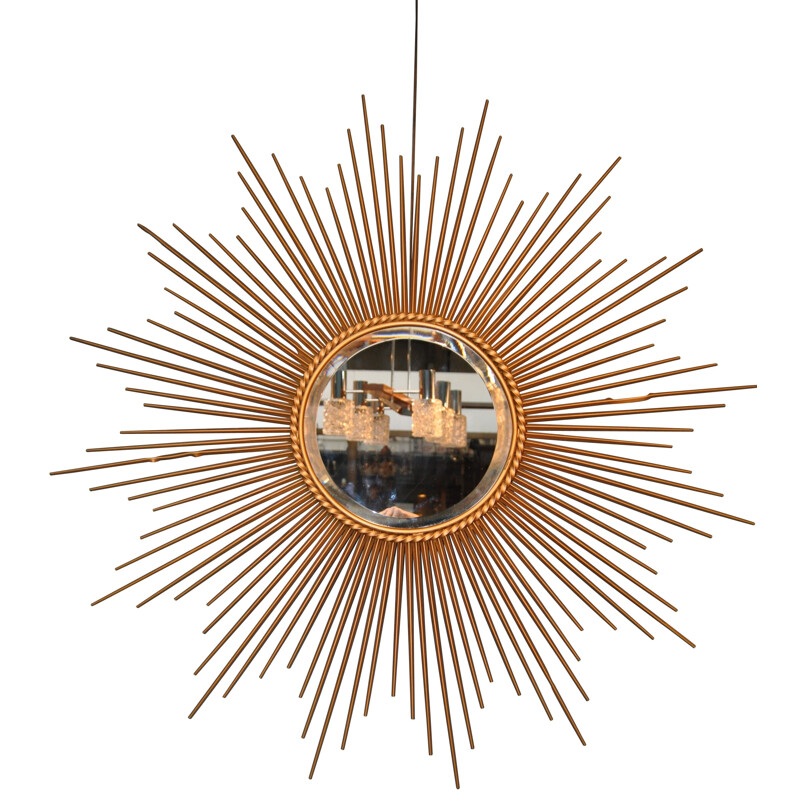 Chaty Vallauris "Sun" mirror - 1960s